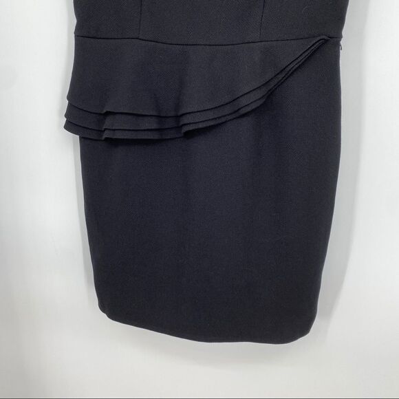 NWT Lane Bryant Asymmetric Peplum Tiered Hem Open Back Sleeveless Dress - Picture 4 of 14